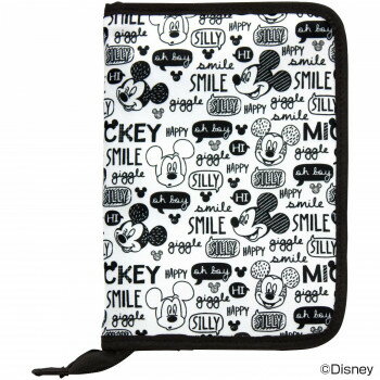 Disney ディズニー マルチケース　クリアポケット付(ミッキー)　DCPM-2581K キャラクター グッズ アイ..