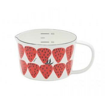 ホーロー製で酸やアルカリに強く、においうつりがなく衛生的です。ホーローの美しい光沢と色合い、プルーンの可愛いデザインがキッチンを華やかに彩ります。底にも可愛いplune.のロゴ付き!お酢や調味料の計量に!色々な用途でも活躍!※本商品は下地は...