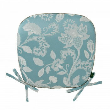 川島織物セルコン ミントン グレースハドン ダイニングシートクッション 45×43Vcm LN1207 B ブルー 寝..