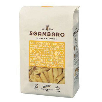 ペン先の形をしたパスタです。生地をブロンズ(銅)でのばしているので表面がざらつき、ソースとの絡みが良いコシのあるパスタです。サイズ個装サイズ：21.5×54.5×29cm重量個装重量：8600g仕様賞味期間：製造日より1,080日生産国イタリアアレルギー表示小麦（原材料の一部に含んでいます）fk094igrjs