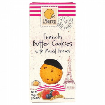 ピエールビスキュイットリー　バタークッキー　ミックスベリー　55g　12セット 調理 料理 キッチン | ..