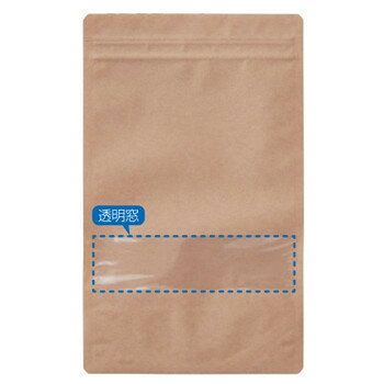 セイニチ ラミジップ スタンドパック クラフト窓付きタイプ KRC-16 50枚 インテリア | 関連単語 ファブ..