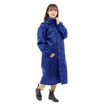 人気 おすすめ 定番 冬 お歳暮 ギフト クリスマス プレゼント 防水サイクルレインコート M ブルー 04000466
