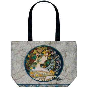ユーパワー 名画バッグ ミュシャ「蔦Mサイズ」 AU-01203 インテリア | 関連単語 モダン シンプル ナチ..