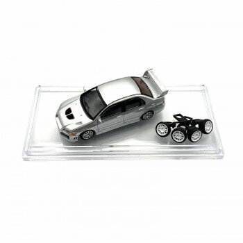 ビ-エムクリエイションズ 1/64スケール 三菱 ランサー エボリューション VII シルバー LHD 64B0087 男..