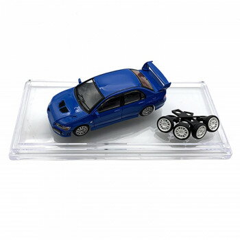 ビ-エムクリエイションズ 1/64スケール 三菱 ランサー エボリューション VII ブルー RHD 64B0088 男子 ..