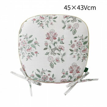 川島織物セルコン ミントン ハドンホール ダイニングシートクッション 45×43Vcm LN1220 P ピンク 寝具 ..