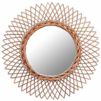 ウィッカーミラーL ブラウン 11643