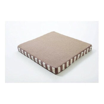 クッション 低反発 無地 シート 「エルマー」 約40×40cm ブラウン 9293809 寝具 布団 ベッド 冬用 夏用..