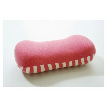 クッション 低反発 腰当 マイクロファイバー 無地 「エルマー」 約40×20cm ピンク 9294089 寝具 布団 ..