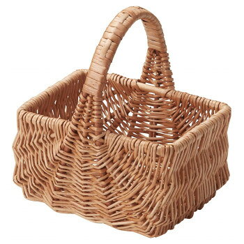 小さめサイズのバスケット。サイズW19×D15×H10(19)cm個装サイズ：19.0×15.0×19.0cm重量個装重量：200g素材・材質煮柳生産国中国fk094igrjs