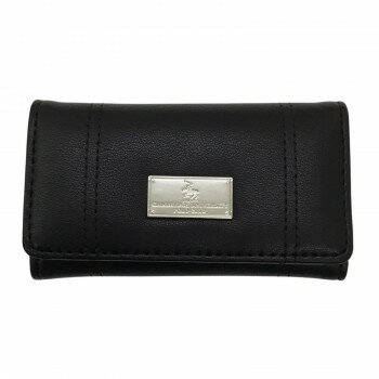 人気 おすすめ 定番 冬 お歳暮 ギフト クリスマス プレゼント ケンブリッジユニバーシティポロクラブ キーケース PO11-7 黒