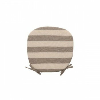 クッションシート 日本製 綿100％ ボーダー 約43×43cm ベージュ 1210880020301 寝具 布団 ベッド 冬用 ..