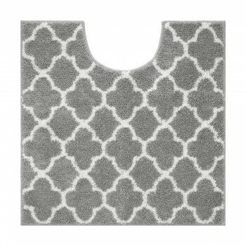 オカトー　モロッカン　トイレマット　レギュラー　60×60cm　グレー