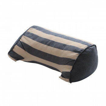 オーガニックコットン クッション ネイビー 約55×35×25cm 1210880191001 寝具 布団 ベッド 冬用 夏用 |..