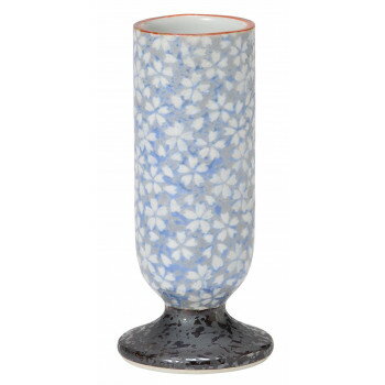 彩花花立 有田焼 桜小紋ブルー 32630000a1072