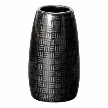 篭(かご)市松模様 5点セット 有田焼 ブラック 32C4009z00072