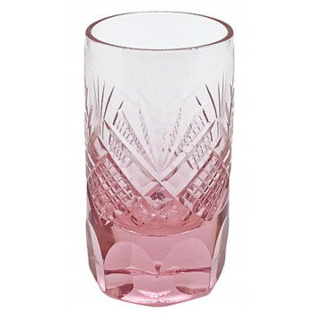 クローネ 切子硝子 6点セット 香炉3.0寸 ピンク 32J3008300054