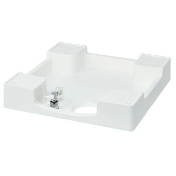 テクノテック 洗濯機用給水栓付防水パン フォーセットパン TPF640SE-CW2-GN 専用ガードなし ニューホワ..