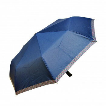 藤田屋 自動開閉折りたたみ傘 ふち 縞 ネイビー OJ-2122 衣装 長袖 半袖 ズボン パンツ 帽子 | 関連単語 制服風 マリン風 ミリタリー 和風 洋風 着ぐるみ ディズニー どうぶつ 星条旗 アニマル コスチューム レトロ クラシック 北欧風 韓国風 人気色 新作 予約販売
