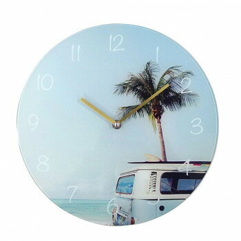 ガラスウォールクロック ビーチ B CL056234