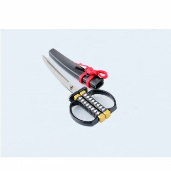 NIKKEN ニッケン刃物 日本刀はさみ 黒 SW-25B