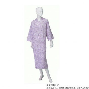 Cotton - にんき 人気 おすすめ 定番 冬 春 孫 冬 新生活 ギフト 寒さ 対策 プレゼント 神戸生絲　コベス　婦人カラー湯上り(付袖)L No.82 パープル