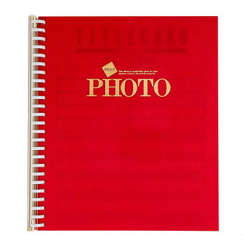 ナカバヤシ ライトアルバム ジムシリーズ ライトフォート アカ アL-JHO2-121-R