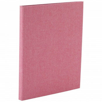 ナカバヤシ コット/黒台紙フォトアルバム/2L判ヨコ48枚/ピンク A-COP2L-480-P