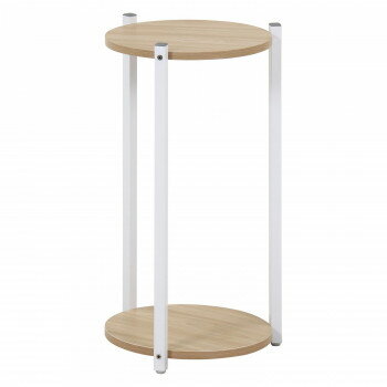 不二貿易 C/D:63770 ディスプレイスタンド2段 WH インテリア | 関連単語 テーブル チェア ラグ クッシ..