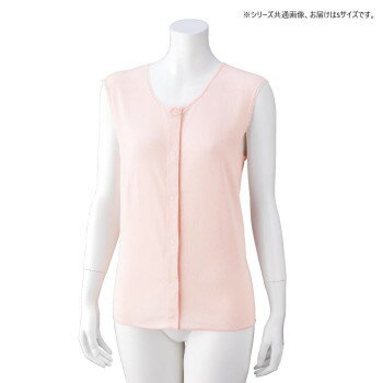 にんき 人気 おすすめ 定番 冬 春 孫 冬 新生活 ギフト 寒さ 対策 プレゼント ケアファッション ラン型ワンタッチシャツ(婦人) ピーチ S 3828414