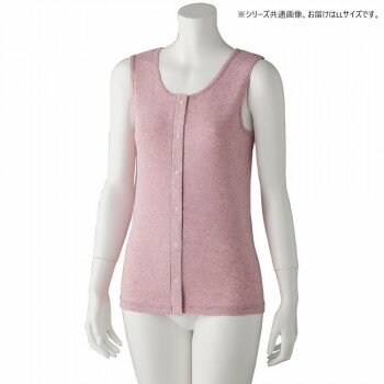 にんき 人気 おすすめ 定番 冬 春 孫 冬 新生活 ギフト 寒さ 対策 プレゼント ケアファッション フライス杢ノースリーブホックインナー(婦人) チェリー LL 9752303