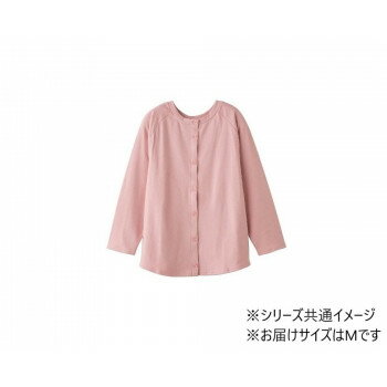 にんき 人気 おすすめ 定番 冬 春 孫 冬 新生活 ギフト 寒さ 対策 プレゼント ケアファッション 斜め釦ホールまえむきカーディガン(婦人) ピンク M 82065811