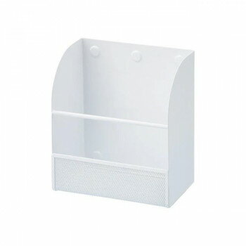 ロッカーなどのスチール面に強力磁石でしっかり貼り付くマグネットラック。工具セットやエチケット用品入れに。※耐荷重は厚さ0.8mm(塗膜厚を含まない)のスチール面に貼り付けた場合に保持できる荷重です。スチール表面の状態によっては記載の耐荷重を...