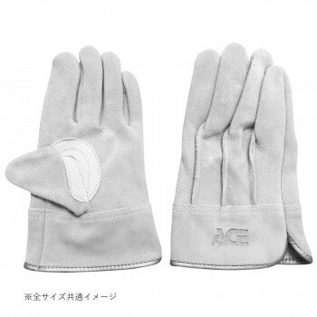 小野商事 エース AAA級 牛床革手袋 エースプレミアム 外縫い Lサイズ AG4650