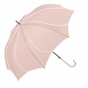 カジュアルにもフェミニンな雰囲気にも合うオシャレな雨傘です。※重さ・サイズは目安です。※ご覧のモニターにより実物と色味が異なる場合がございます。予めご了承ください。サイズ全長:87.5cm、直径:100cm、親骨:60cm個装サイズ：85×...