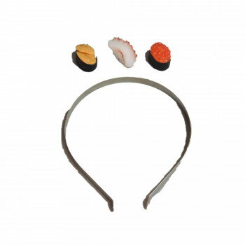 日本職人が作る 食品サンプル カチューシャ ミニ寿司3貫セットC(たこ・うに・いくら) IP-388 店舗 用品..