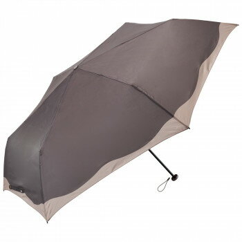 umbulatio ハンディールーフ 折りたたみ傘 60cm ウェービーフレーム チャコール U360-1114GY2-BF