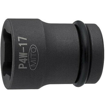 ミトロイ(MITOLOY) 1/2 インパクトレンチ用 ウエルドナット用ソケット 17mm P4W-17