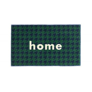 (クリーンテックス) デザインマット kahou home_navy＆green 45×75cm