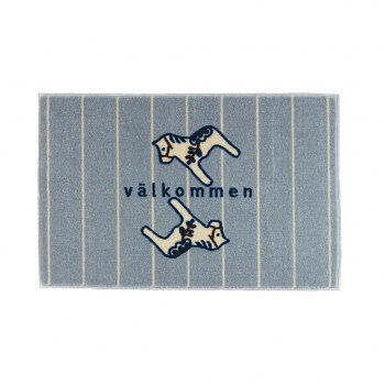 (クリーンテックス) デザインマット kahou valkommen_light grey 45×75cm