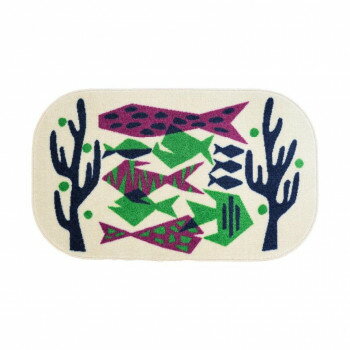 (クリーンテックス) 玄関マット DAY STARTER fish 45×75cm