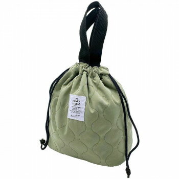 にんき 人気 おすすめ 定番 冬 春 孫 冬 新生活 ギフト 寒さ 対策 プレゼント ティーライフ ヘンリースタジオ キルトランチ巾着 カーキ 74466(3.0)