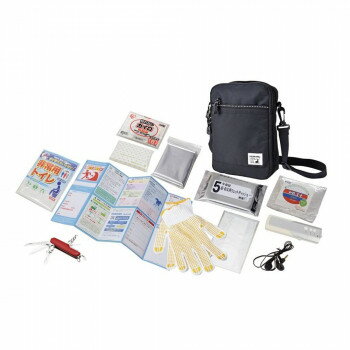 ナカガワ ショルダー 防災セット12点 CSS25-12 女性 防災 | 生理用品 携帯用トイレ 防犯ブザー 小型ラ..