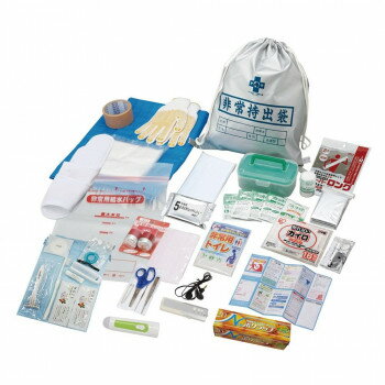 ナカガワ　防災用品 非常持出しセット38点 NK25-38 子供 高齢者 | 子供用ヘルメット 子供用マスク 幼児..