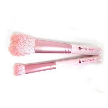 喜筆(kiHiTsu) ハート型ブラシ2本セット ポーチ＆スワロフスキー付 X-03P-suwAro 鞄 かばん | 関連単語..