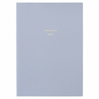 2026年 手帳 ダイアリー isshoni.仕事まとめ マンスリー A5 BL E8750 文具 筆記 備品| 関連単語 カッタ..