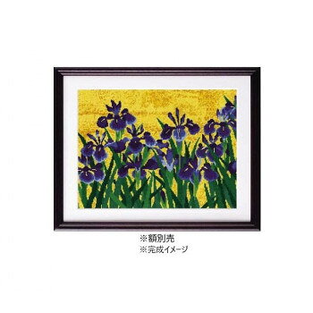 にんき 人気 おすすめ 定番 冬 春 孫 冬 新生活 ギフト 寒さ 対策 プレゼント ししゅうキット　7188(ベージュ)　「日本の美」名作選　八橋図屏風