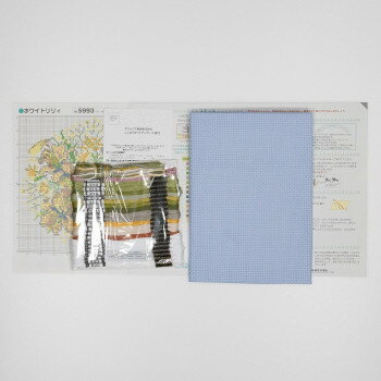 ししゅうキット　5993(ブルー)　クッション　ホワイトリリィ 寝具 布団 ベッド 冬用 夏用 | 関連単語 ..