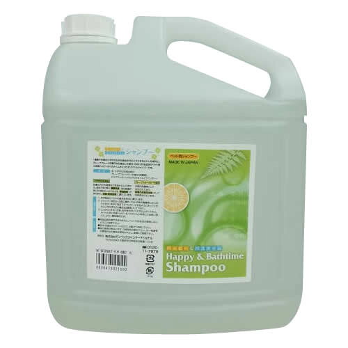 ハッピー＆バスタイム　ペット用シャンプー　4L